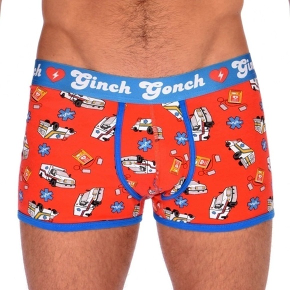 GINCH Gonch EMT Trunks Live Like a kid! Statement Graphic Underwear Trunks - Picture 2 of 8